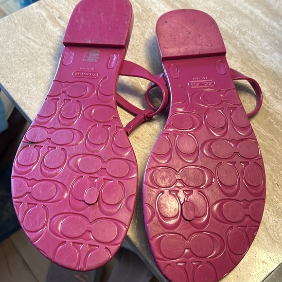 Coach jelly sandals - Picture 2 of 4